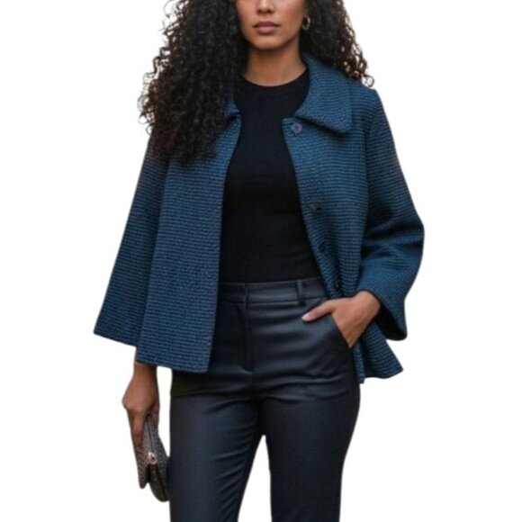 Akris Punto Textured Jacket Minimalist Blazer - Picture 16 of 16